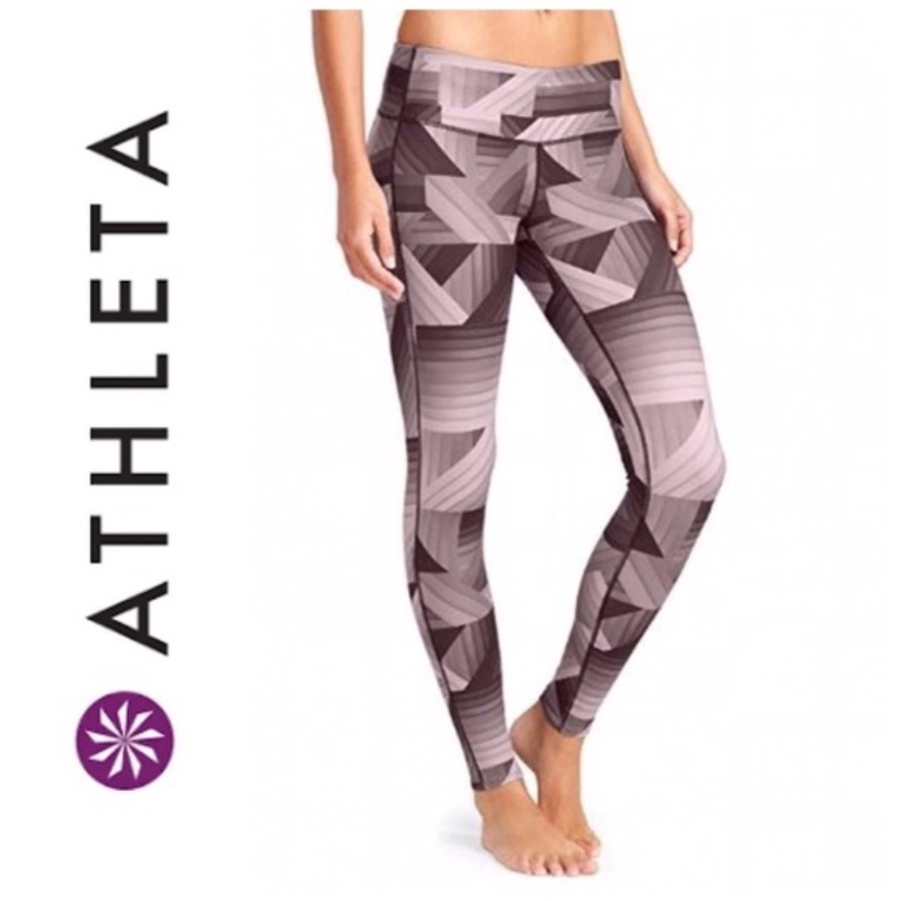 Athleta Chaturanga Geometric Leggings